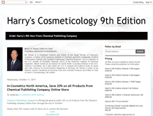Tablet Screenshot of harryscosmeticology.com